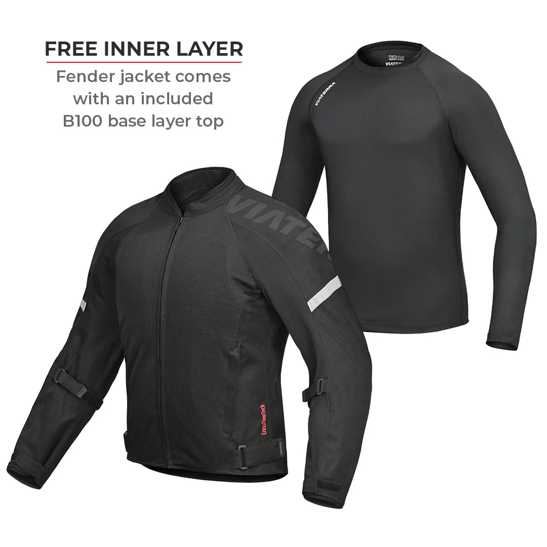 VIATERRA FENDER – URBAN MESH RIDING JACKET WITH BASE LAYER ...