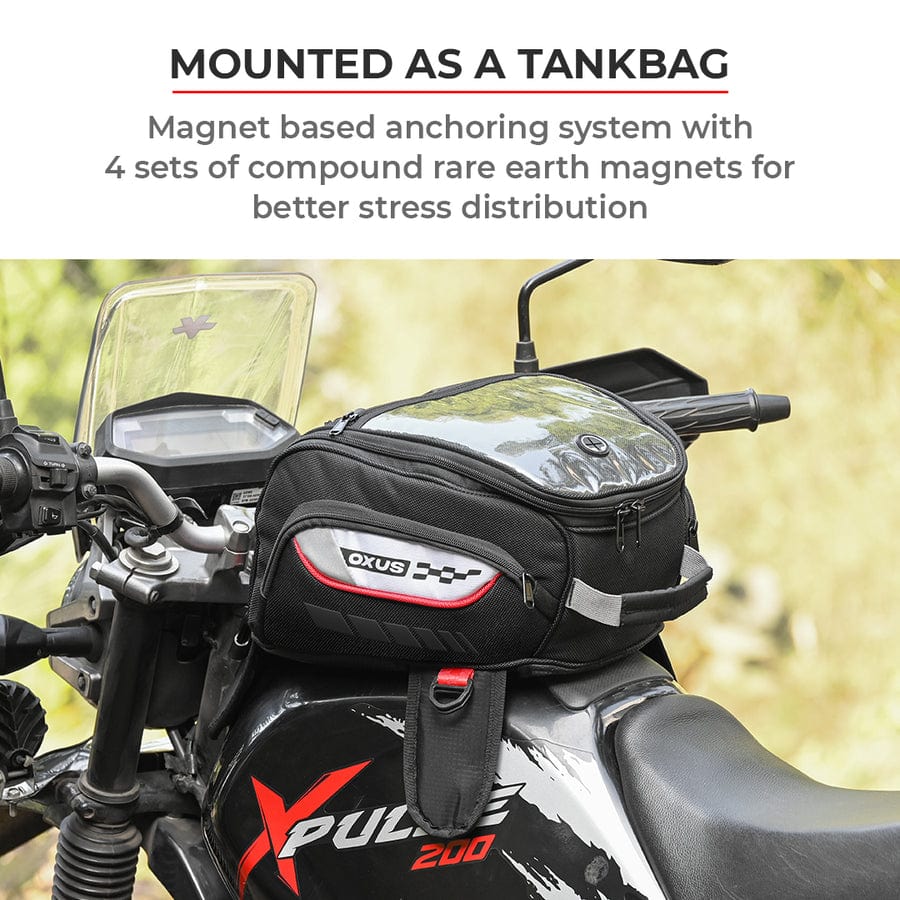 Destination Moto VIATERRA OXUS MAGNETIC MOTORCYCLE TANK BAG (MAGNET BASED)