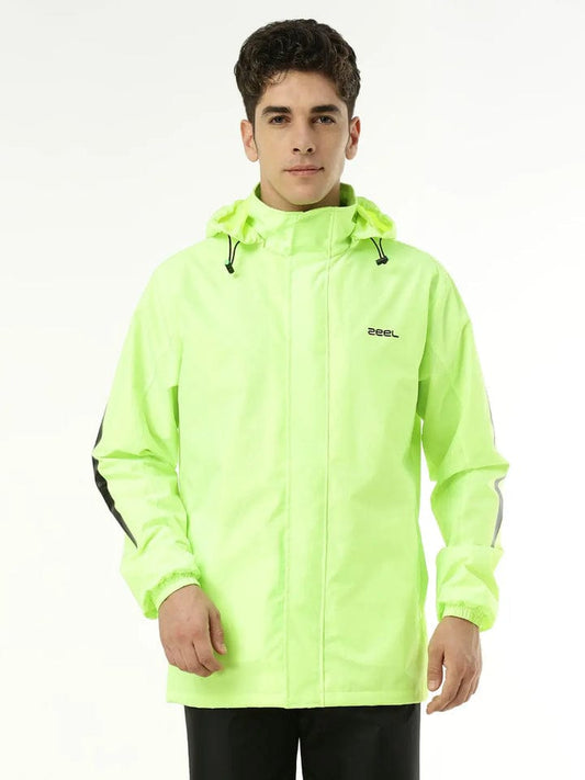 Destination Moto Zeel Neon Green Rainsuit