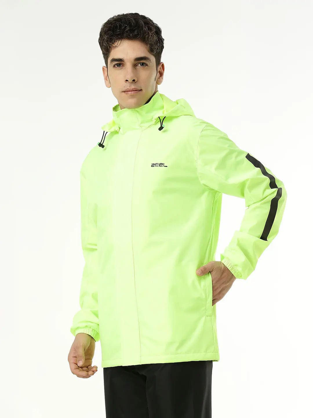 Destination Moto Zeel Neon Green Rainsuit