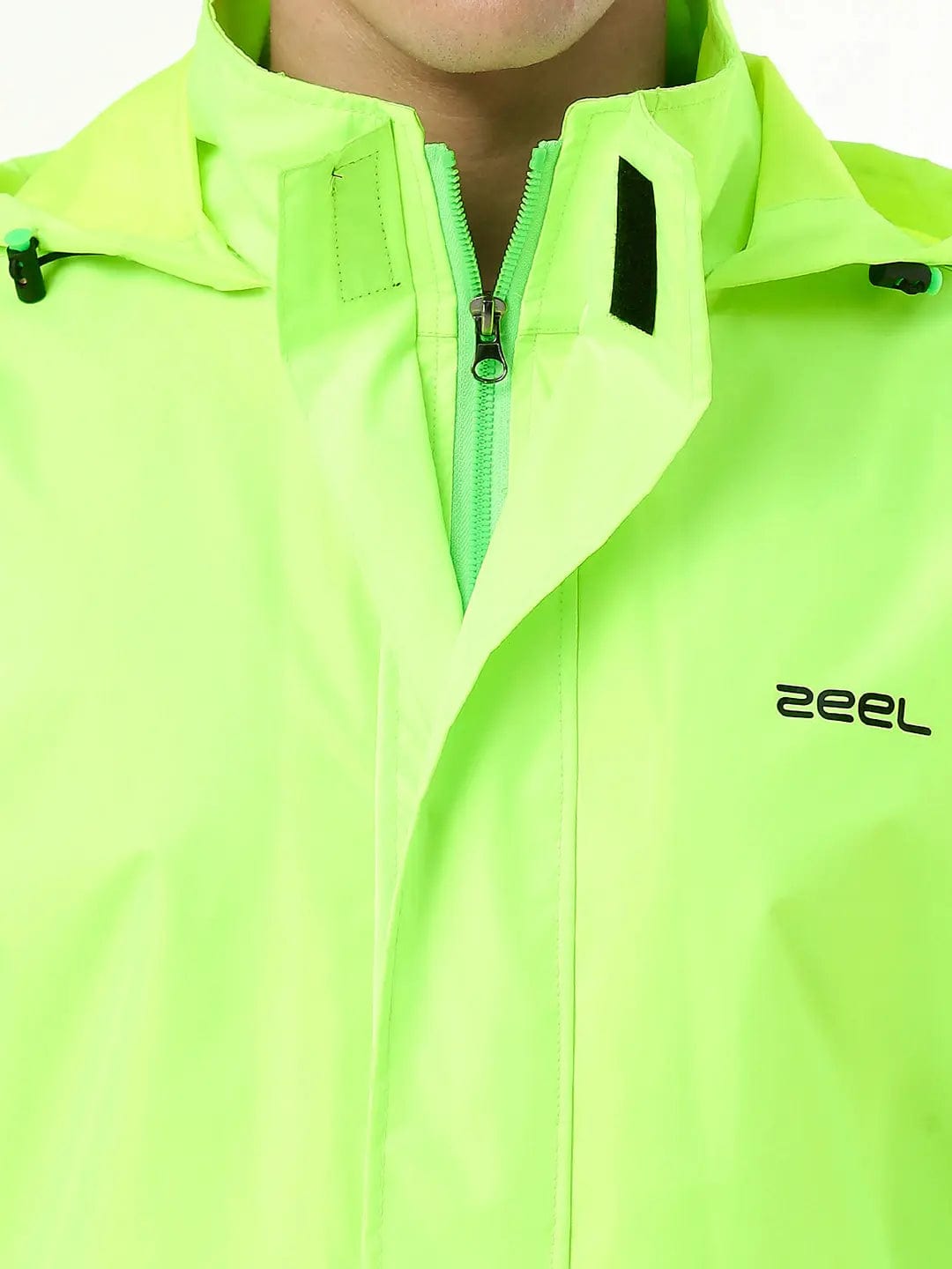 Destination Moto Zeel Neon Green Rainsuit