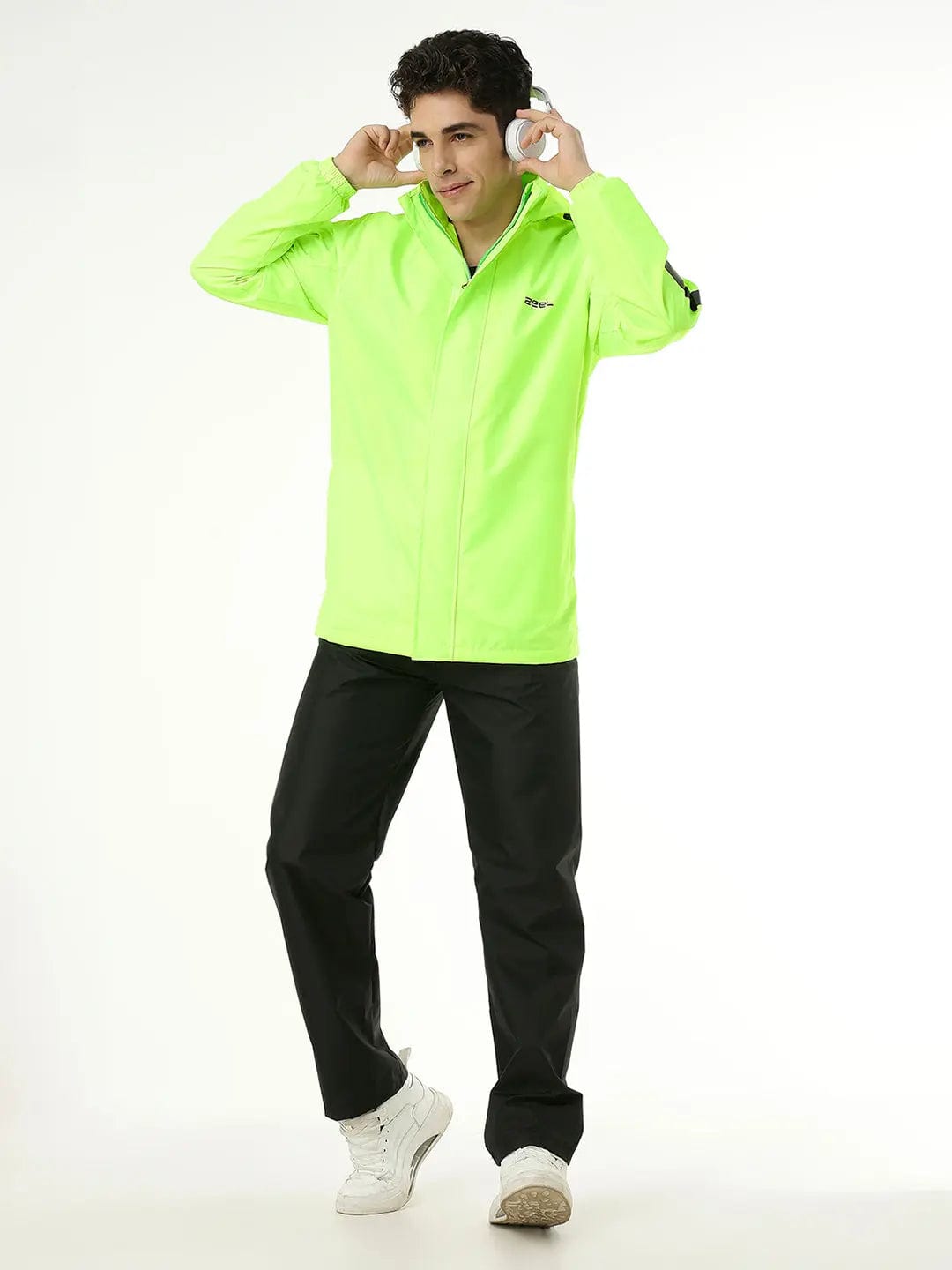 Destination Moto Zeel Neon Green Rainsuit