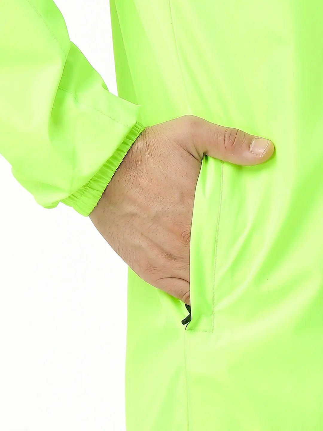 Destination Moto Zeel Neon Green Rainsuit