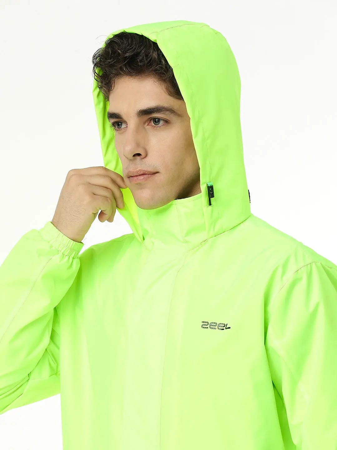 Destination Moto Zeel Neon Green Rainsuit