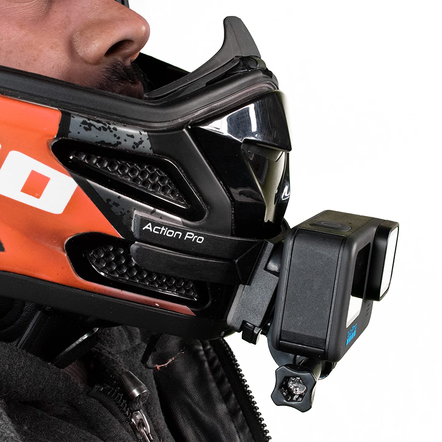 Full Face Helmet Chin Mount Motorcycle Strap for GoPro Hero 9/8/7/6/5/4/3  SJCAM