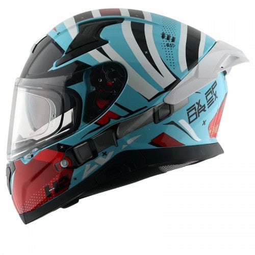 Axor Helmets Axor Apex Hex 2 Gloss Blue Red Helmet