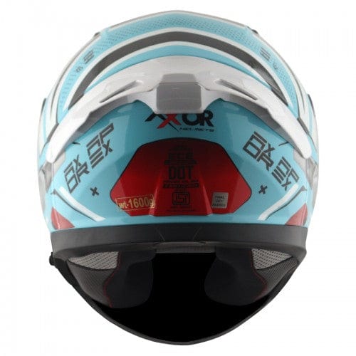 Axor Helmets Axor Apex Hex 2 Gloss Blue Red Helmet