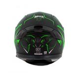 Destination Moto AXOR Apex Hunter Gloss Black Neon Green Helmet