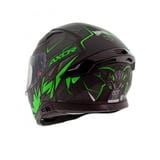 Destination Moto AXOR Apex Hunter Matt Black Neon Green Helmet