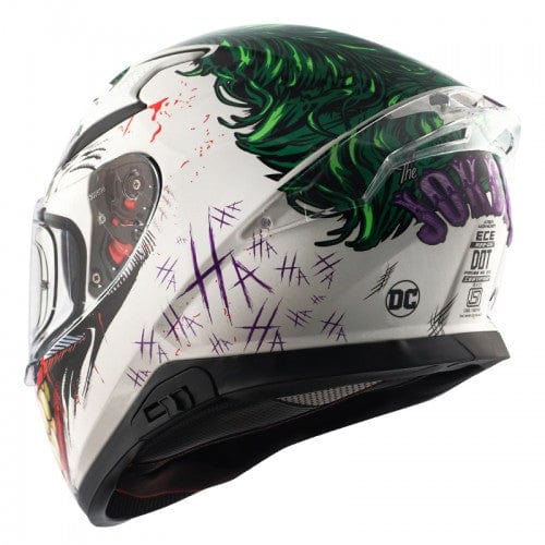 Destination Moto AXOR Apex Joker (Special Edition DC Comics) Gloss White Helmet