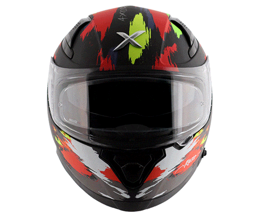 Axor Helmets Axor Apex Racer Dull/Matt Black Neon Yellow Helmet
