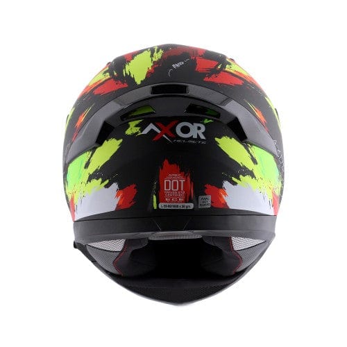 Axor Helmets Axor Apex Racer Dull/Matt Black Neon Yellow Helmet
