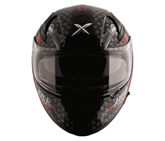Axor Helmets Axor Apex Ride Fast Gloss Black Red Helmet