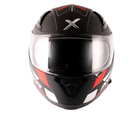 Destination Moto AXOR Apex Turbine Matt Black Red Helmet