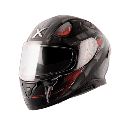 Axor Apex Venomous Gloss Black Grey - Destination Moto