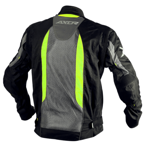 Destination Moto Axor Flow Riding Jacket (Grey Neon Green)