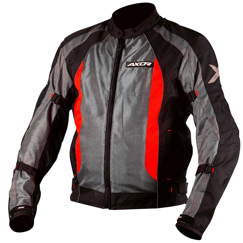 Destination Moto Axor Flow Riding Jacket (Grey Red)