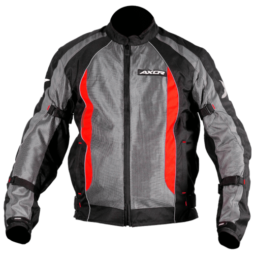 Destination Moto Axor Flow Riding Jacket (Grey Red)