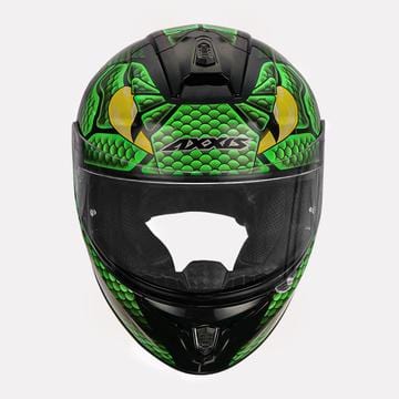 AXXIS Draken Nahesa Helmet Gloss Green - Destination Moto