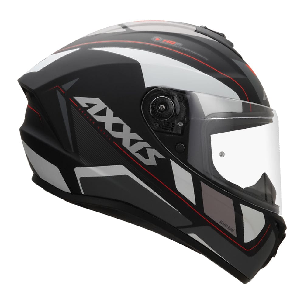 Destination Moto AXXIS DRAKEN S WIND MATT WHITE BLACK HELMET