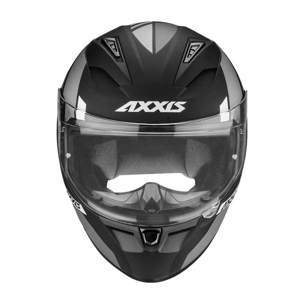 Destination Moto Axxis Segment Giga Matt Black Grey Helmet