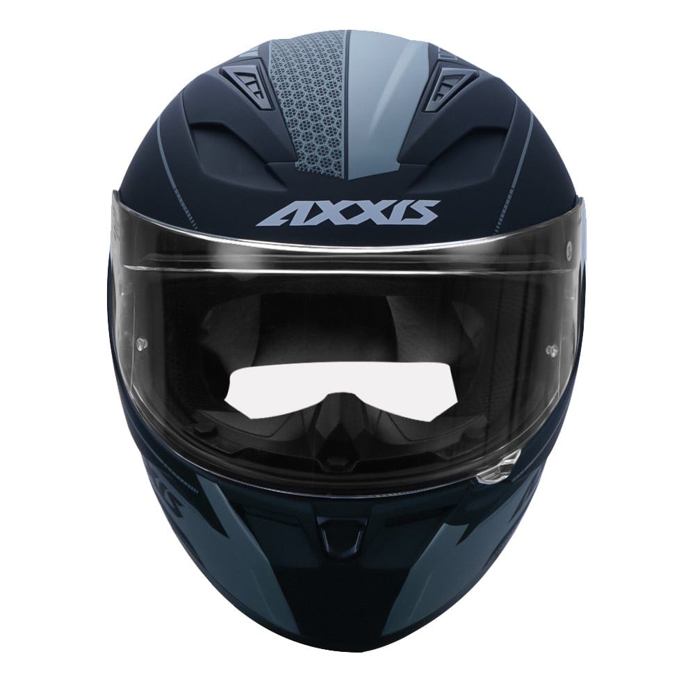 Destination Moto Axxis Segment Raceline Grey Motorcycle Helmet