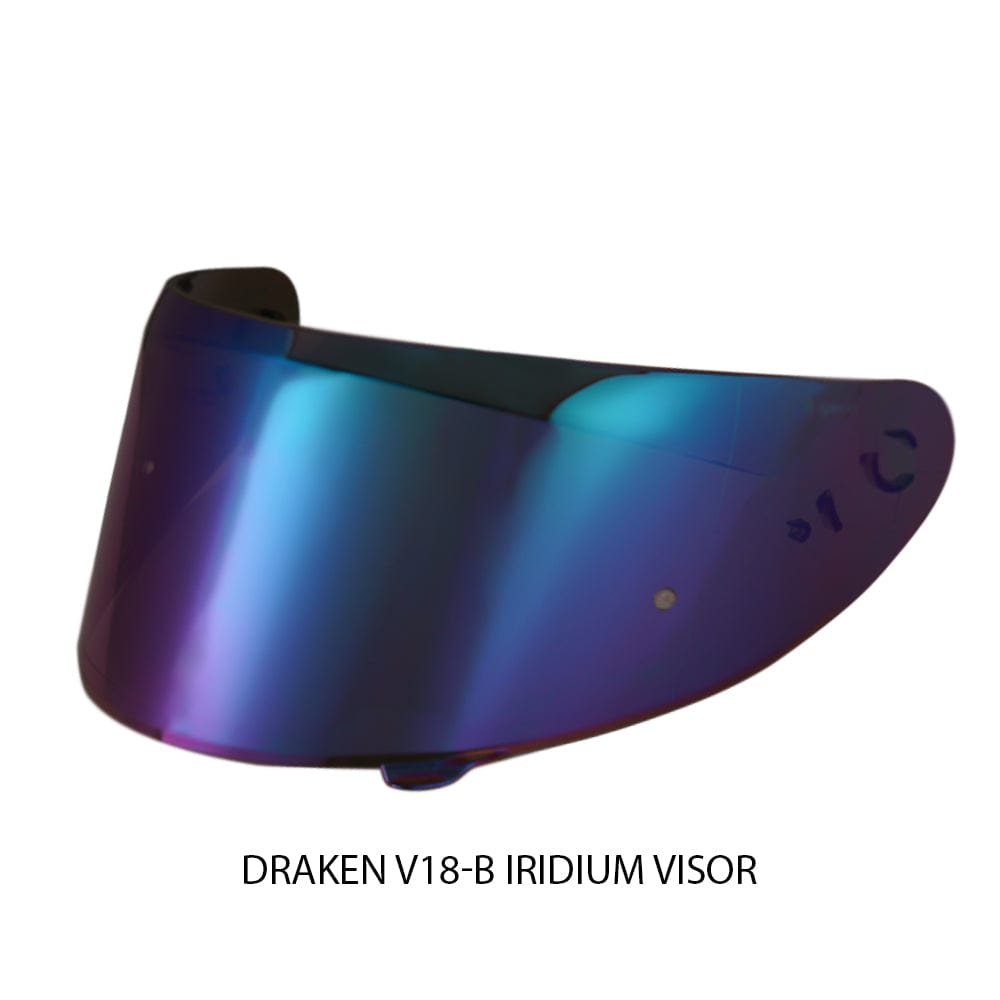 Destination Moto MultiColour Iridium AXXIS SEGMENT VISOR V18-B PIN-LOCK READY
