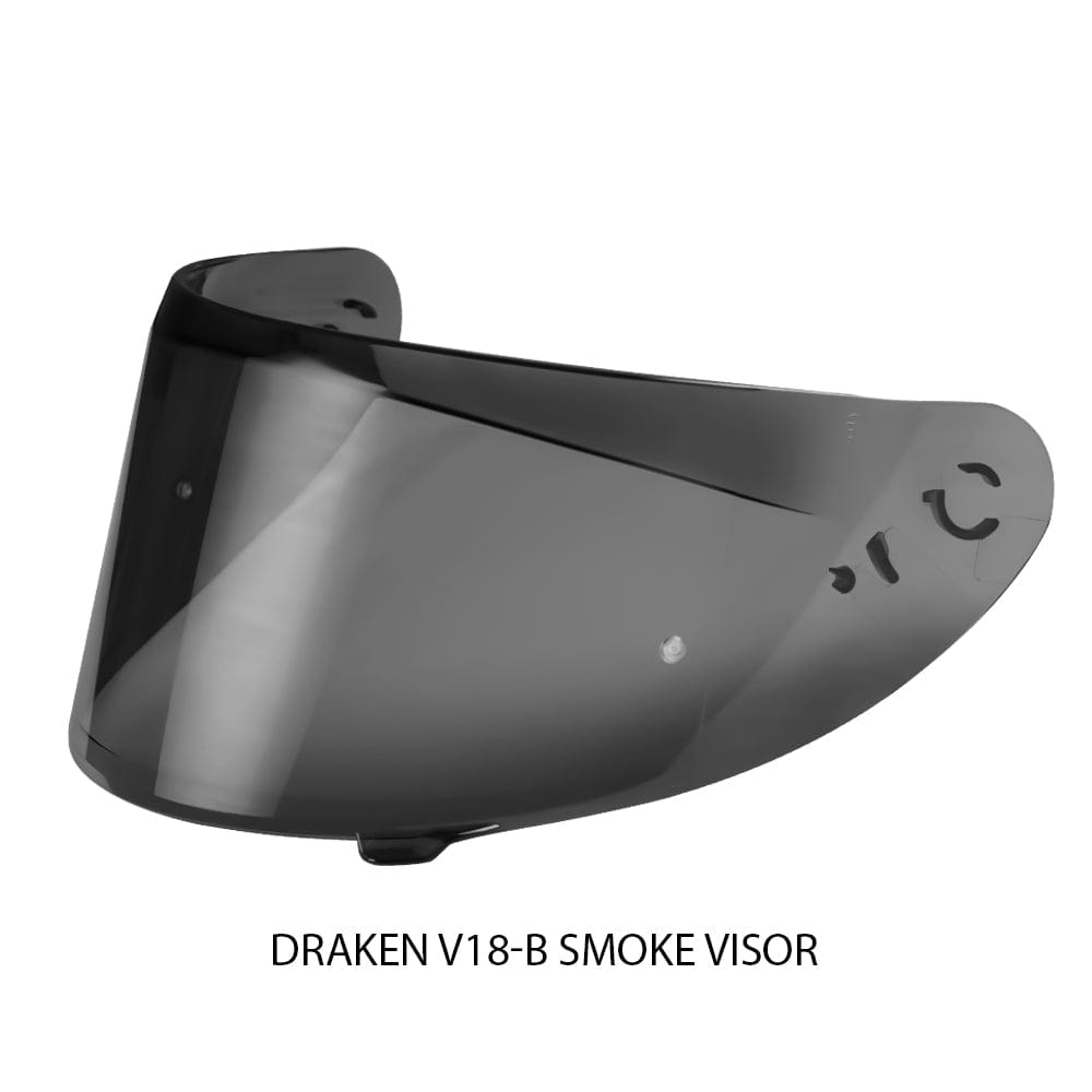 Destination Moto Smoke AXXIS SEGMENT VISOR V18-B PIN-LOCK READY