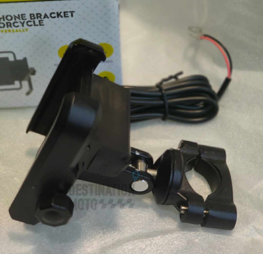 Destination Moto CNC Type Mobile Holder with Charger U Type