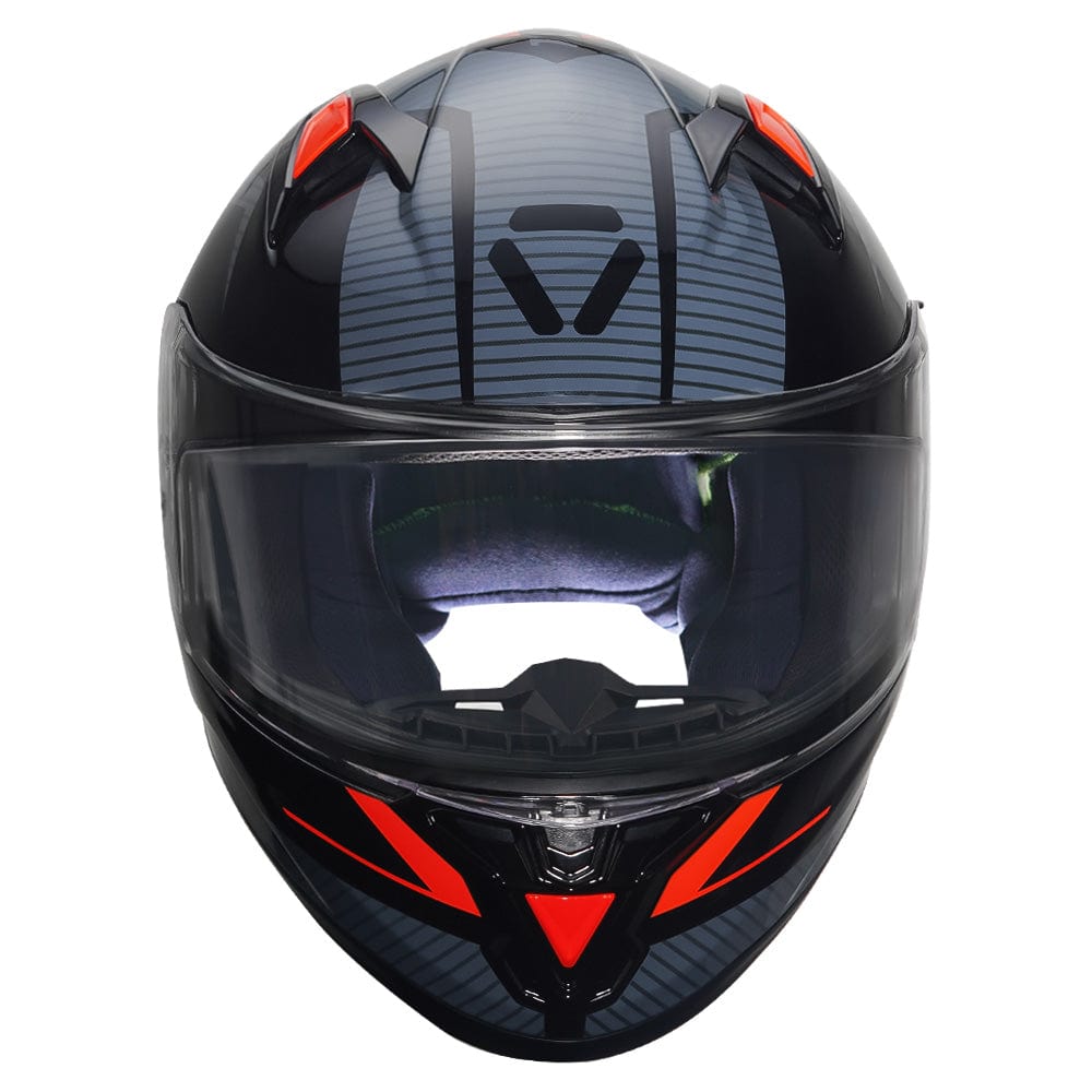 Destination Moto KORDA TOURANCE SUZUKA GLOSS BLACK ORANGE HELMET