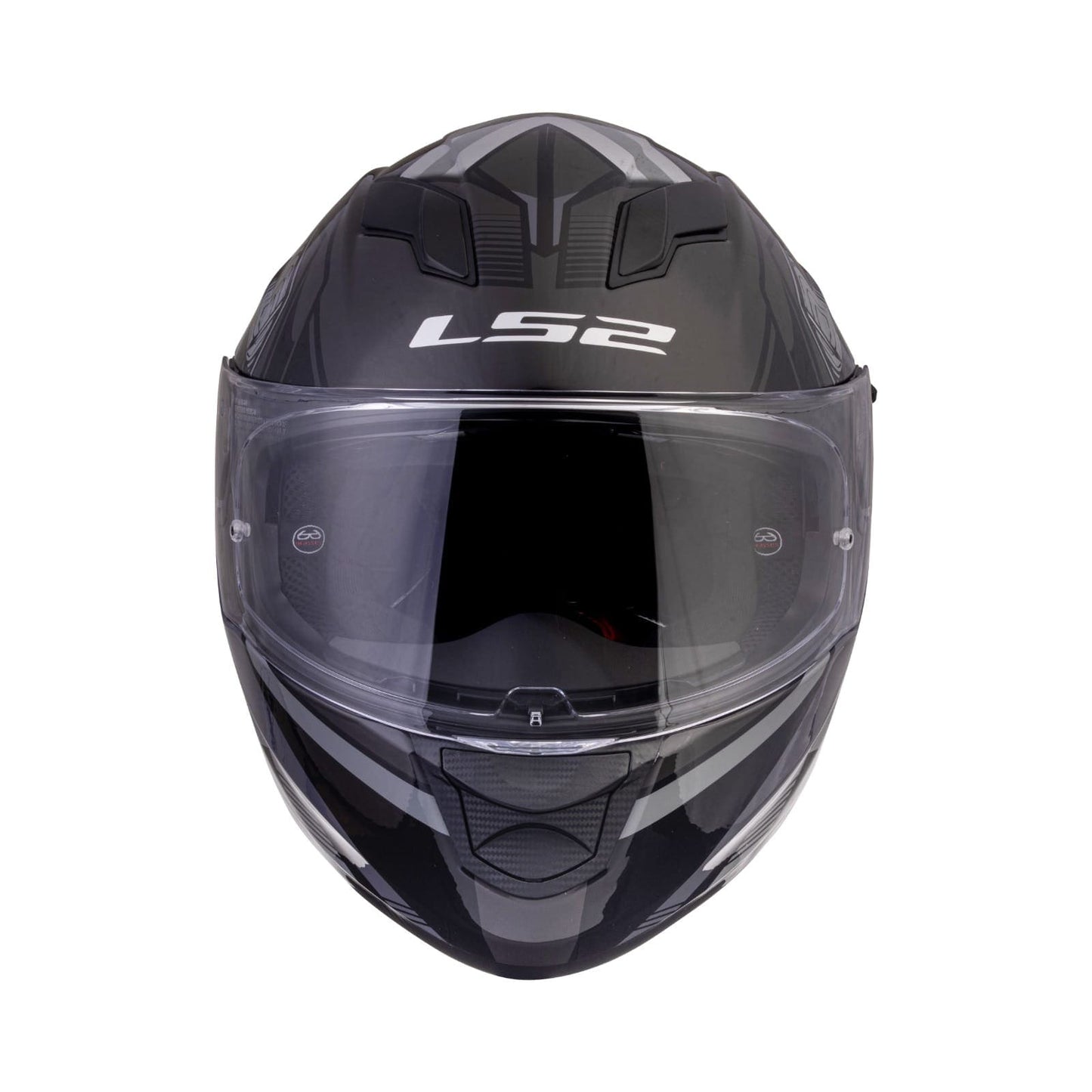 Destination Moto LS2 FF320 STREAM EVO REFLEX HELMET GLOSS BLACK SILVER WITH PINLOCK