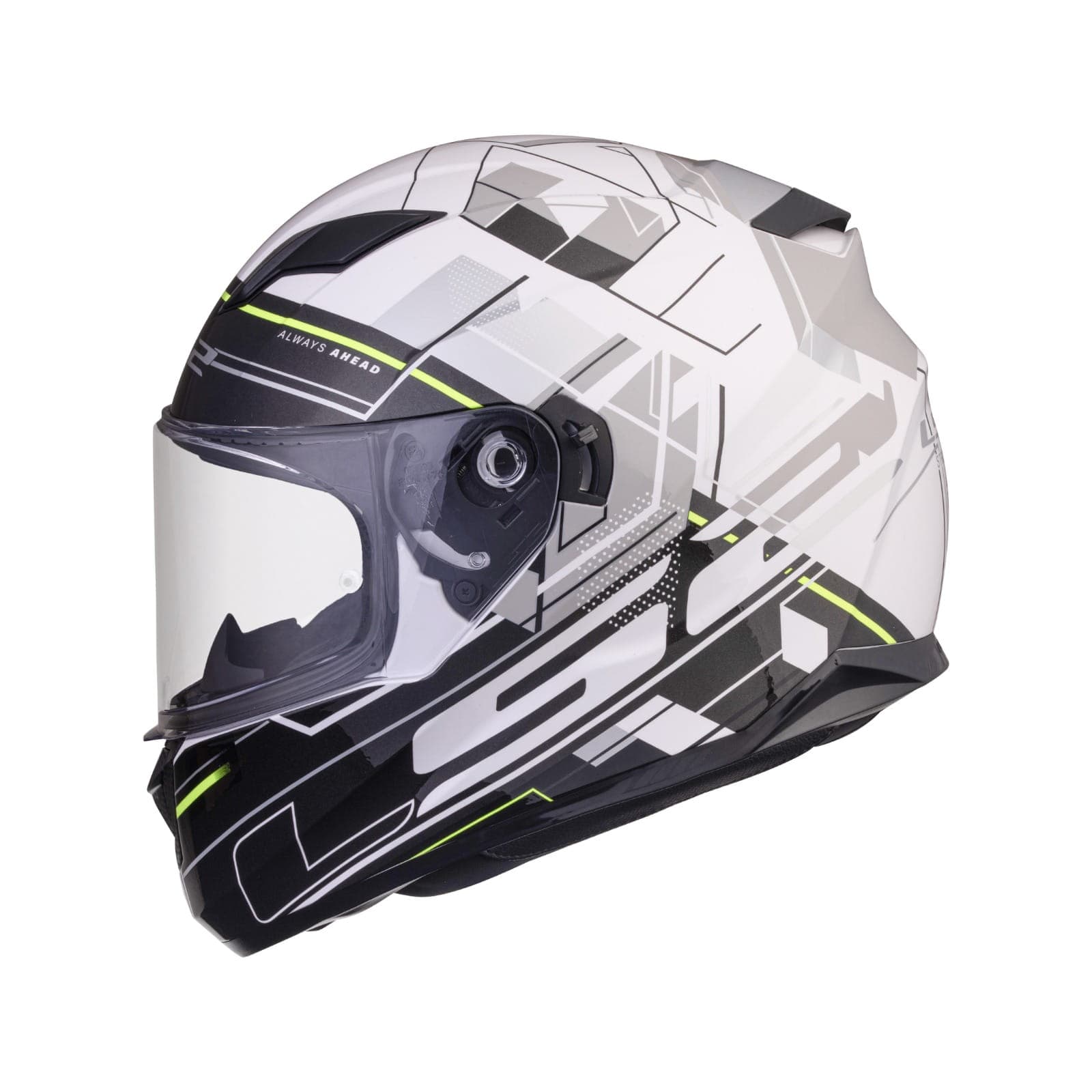 Destination Moto LS2 FF320 STREAM EVO SCAPE HELMET MATT WHITE BLACK 7C WITH PINLOCK