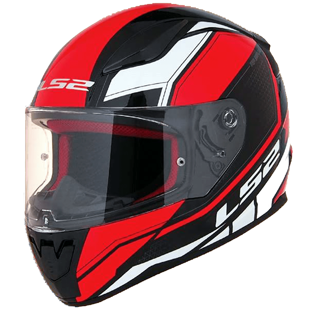 Destination Moto LS2 FF353 RAPID INFINITY Matt Black Red White Helmet