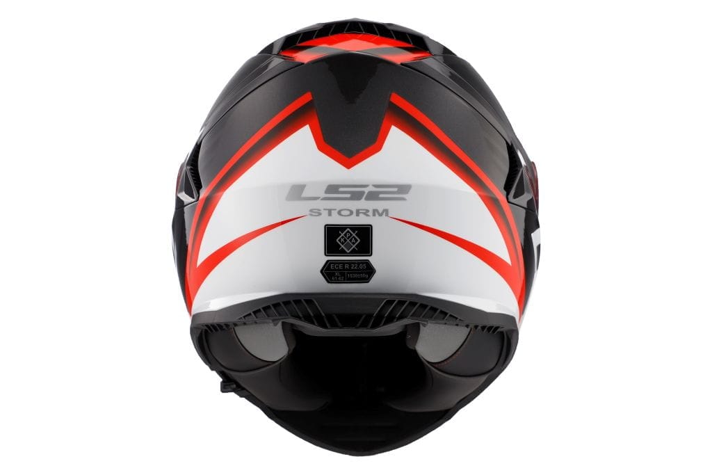 Destination Moto LS2 FF800 Nerve Gloss Black Red Helmet