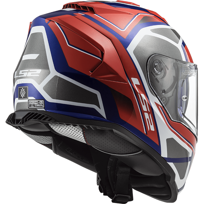 Destination Moto LS2 FF800 Storm Faster Gloss Red Blue
