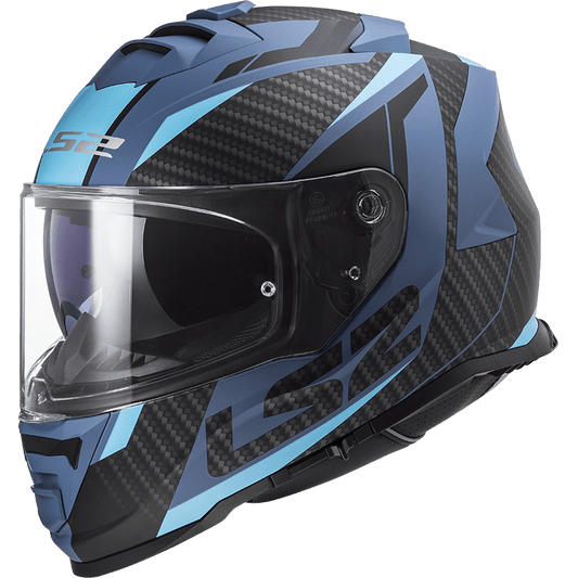 Destination Moto LS2 FF800 Storm Racer Gloss Blue Helmet
