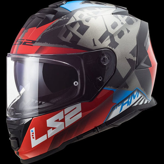 Destination Moto LS2 FF800 Storm Sprinter Black Red Titanium