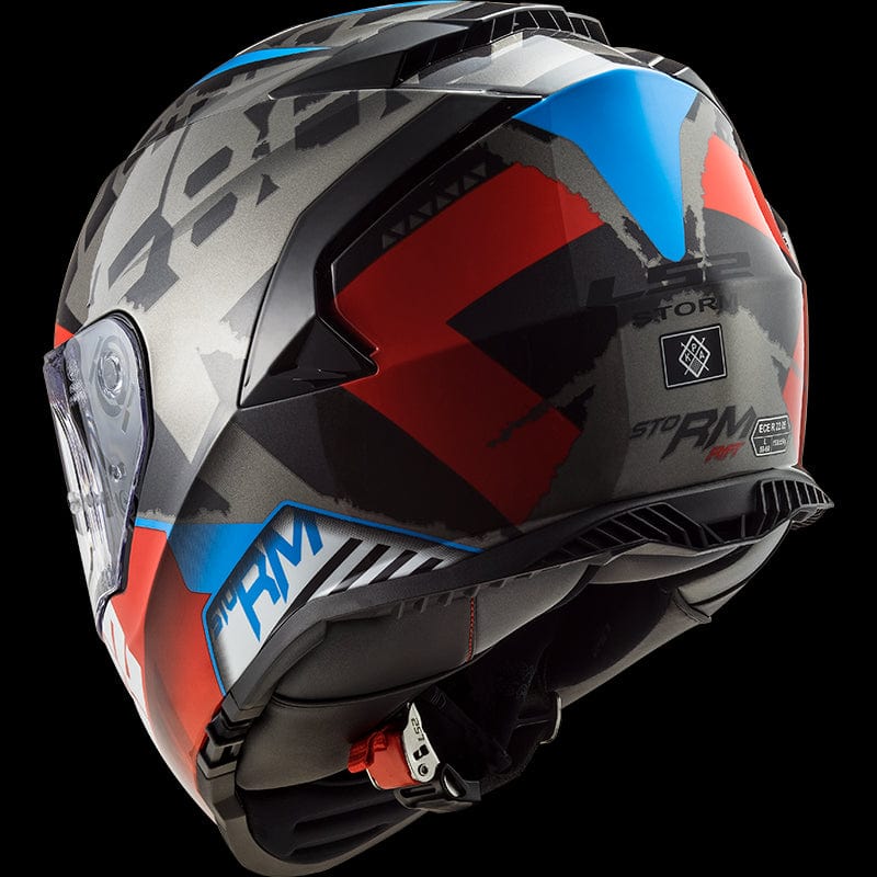 Destination Moto LS2 FF800 Storm Sprinter Black Red Titanium