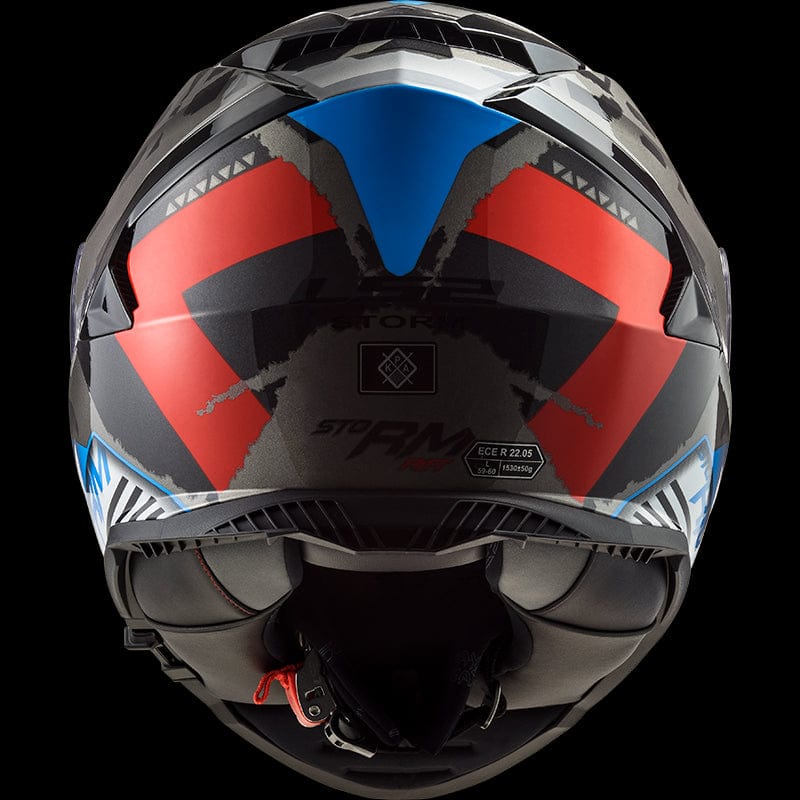 Destination Moto LS2 FF800 Storm Sprinter Black Red Titanium