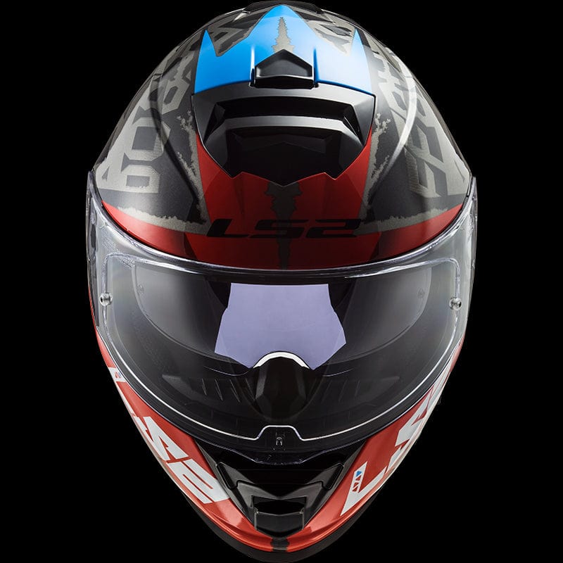Destination Moto LS2 FF800 Storm Sprinter Black Red Titanium