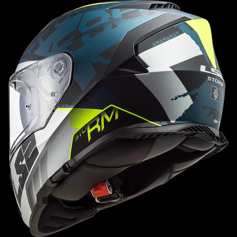 Destination Moto LS2 FF800 Storm Sprinter Matt Black Silver Cobalt