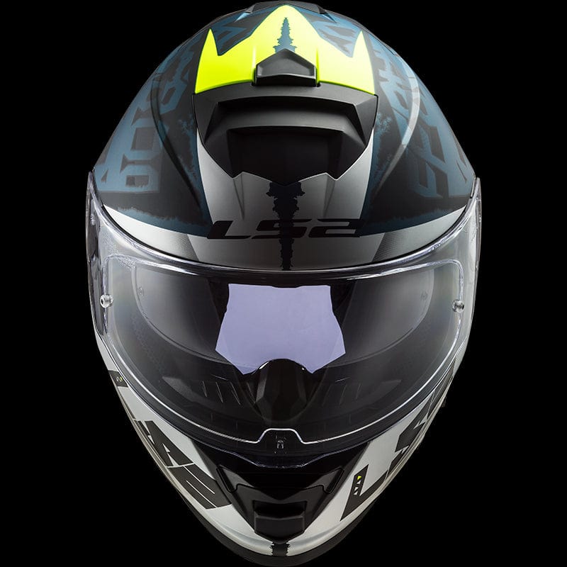 Destination Moto LS2 FF800 Storm Sprinter Matt Black Silver Cobalt
