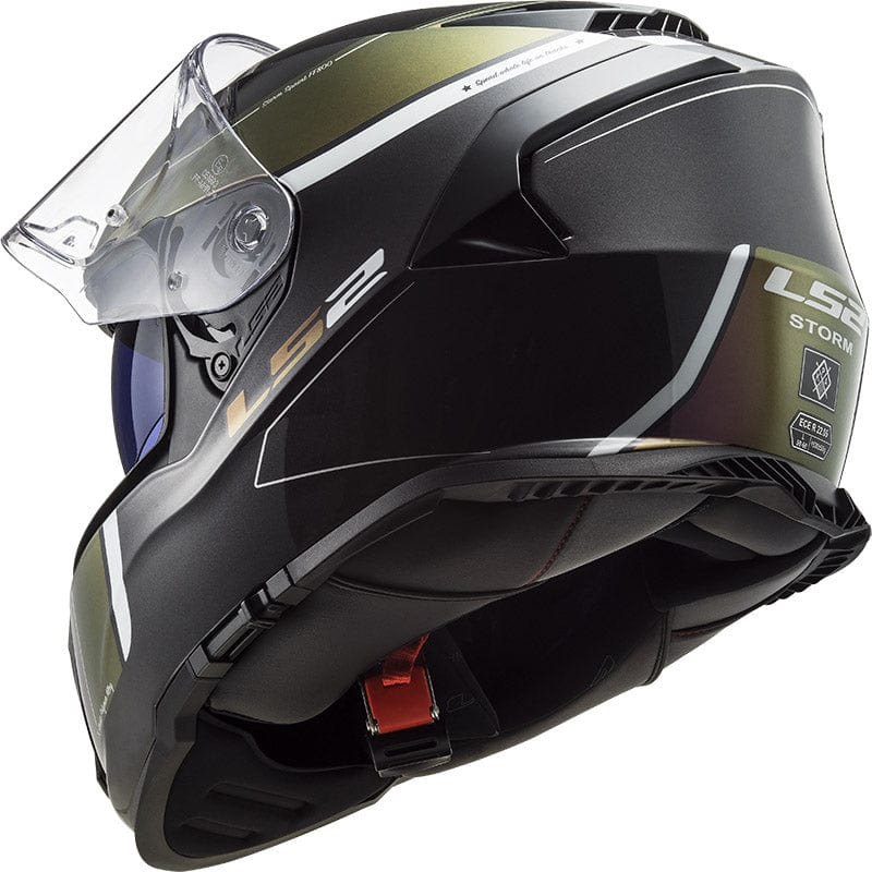 Destination Moto LS2 FF800 Velvet Gloss Black Rainbow Helmet