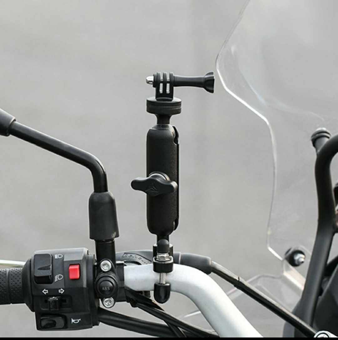 Destination Moto Motowolf Action Camera Holder for Motorcycle (Mirror + U Clamp Mount)