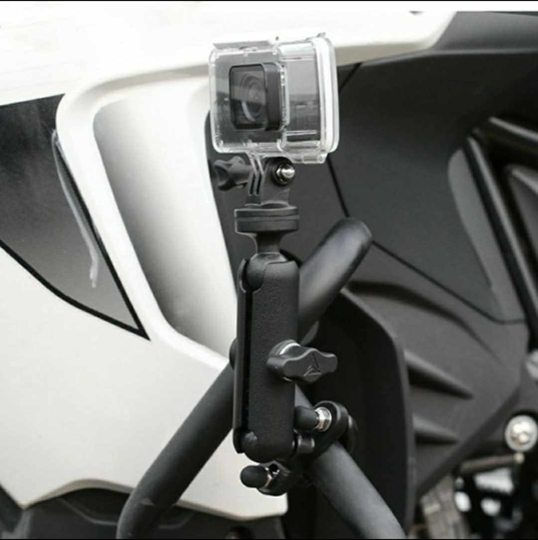 Destination Moto Motowolf Action Camera Holder for Motorcycle (Mirror + U Clamp Mount)