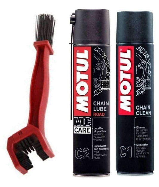 Motul C1 C2 Chain Lube Chain Cleaner Combo Large - Destination Moto
