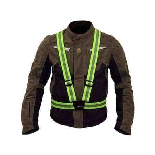 Quipco Flash Hi Viz Suspenders - Flourescent Green - Destination Moto