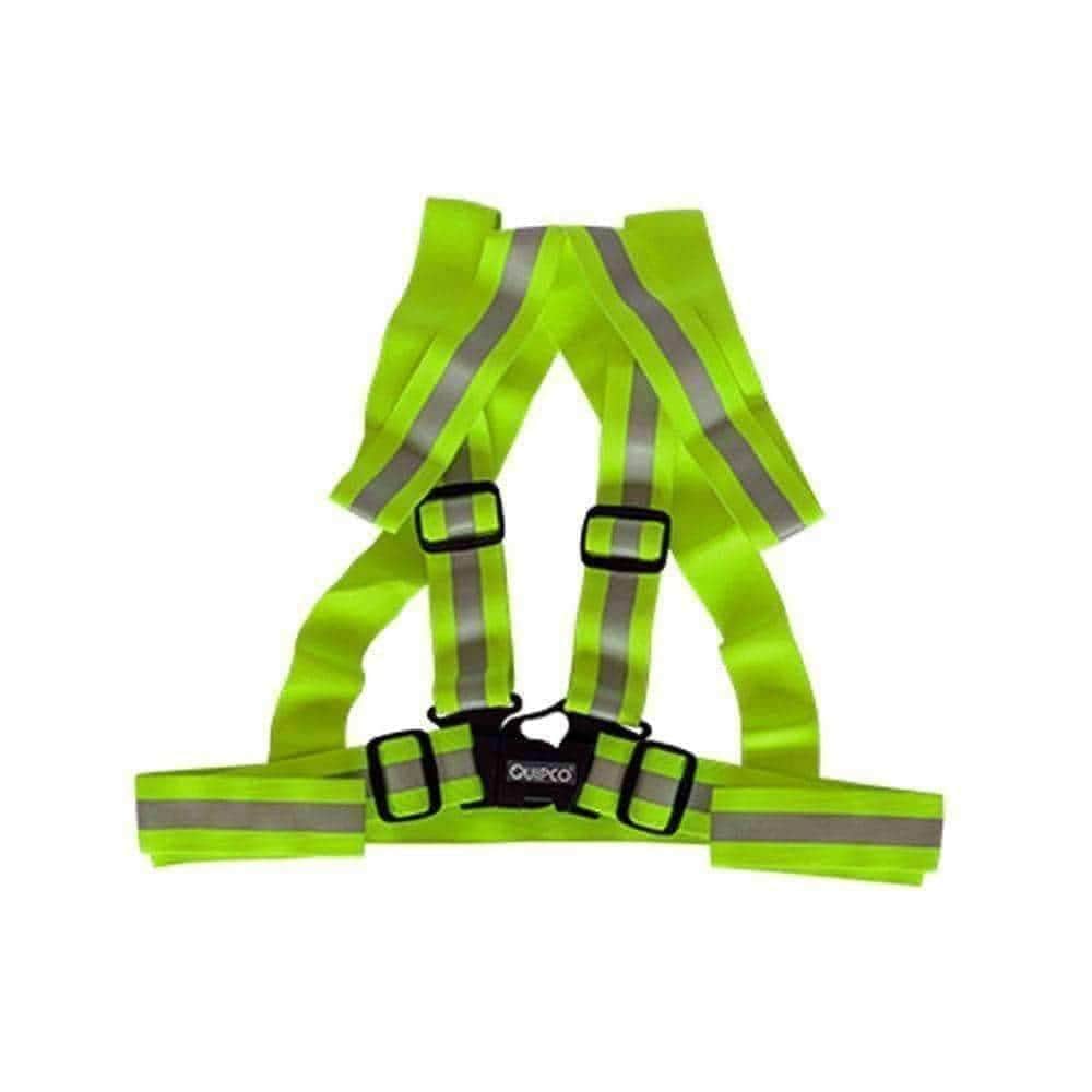 Quipco Flash Hi Viz Suspenders - Flourescent Green - Destination Moto