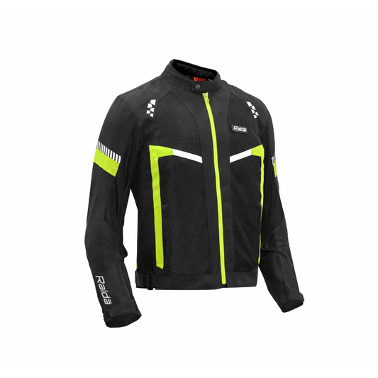 Destination Moto Raida Bolt Motorcycle Riding Jacket Hi-Viz