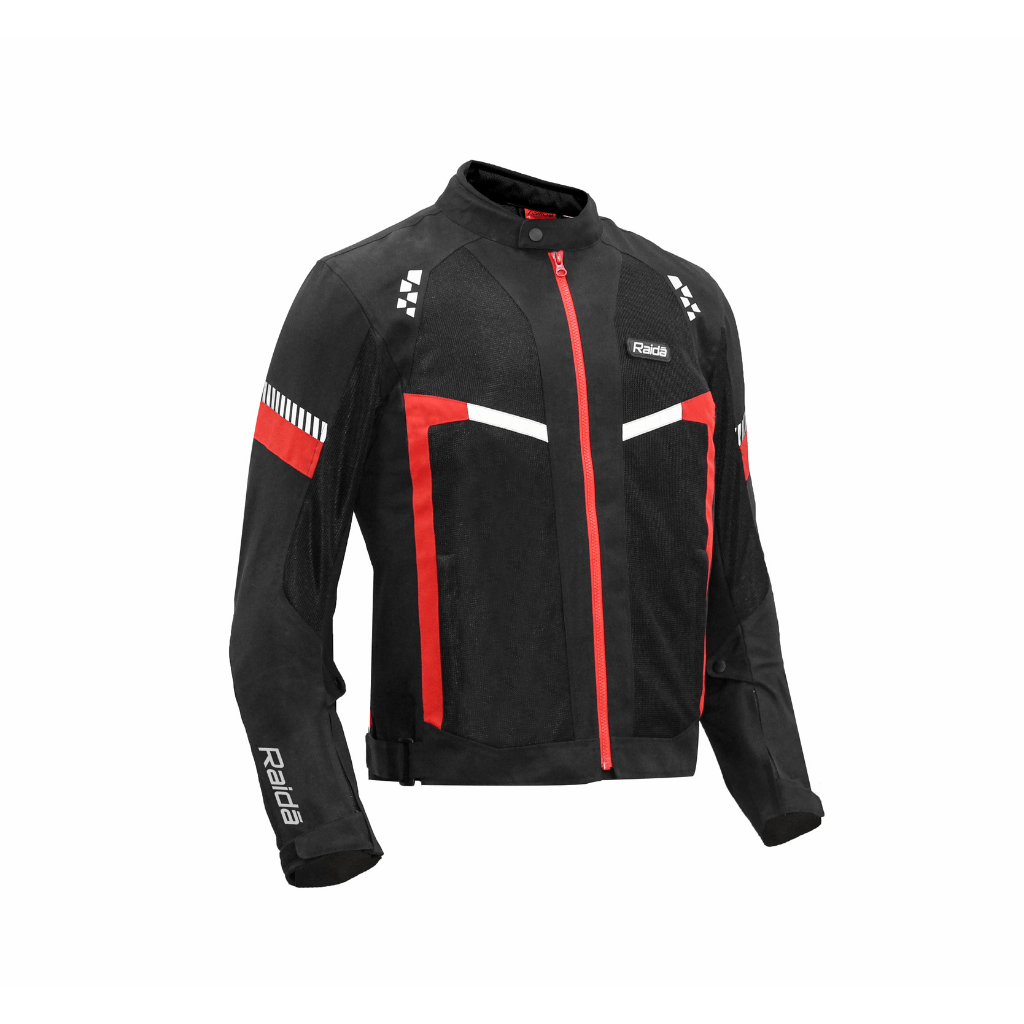 Destination Moto Raida Bolt Motorcycle Riding Jacket Red